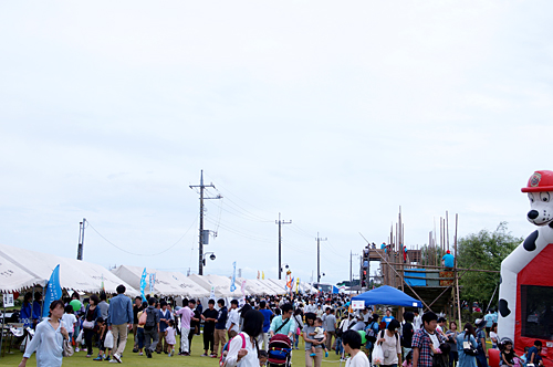 多古町あじさい祭り大賑わいの様子