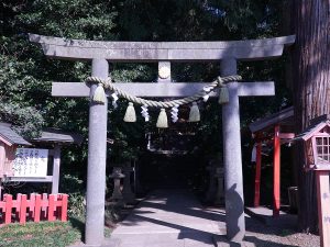 パワースポット麻賀多神社の鳥居の画像