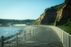 銚子屏風ヶ浦の遊歩道の画像