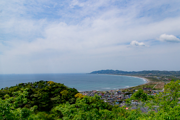 館山野鳥の森のピーヒョロ見晴台から見えた風景の画像