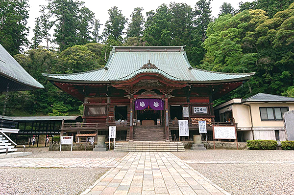 日蓮宗の大本山 清澄寺 正面画像