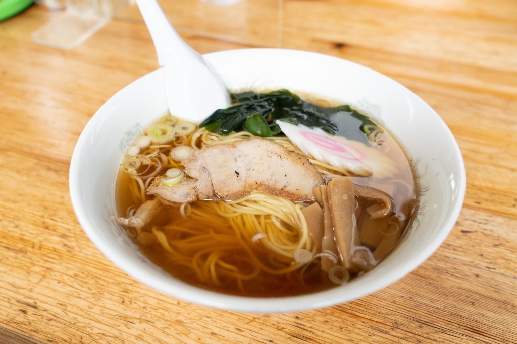 八千代ランチ ラーメン 喜楽の醤油ラーメン画像