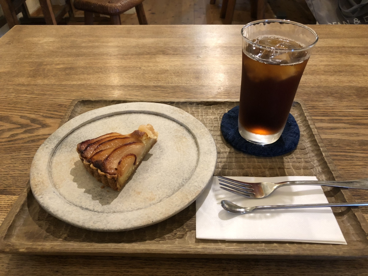 【市原 欧風 隠れ家カフェ】誰にも教えたくないおしゃれすぎる森カフェ　Cafe のっぽ141のリンゴのタルトの画像