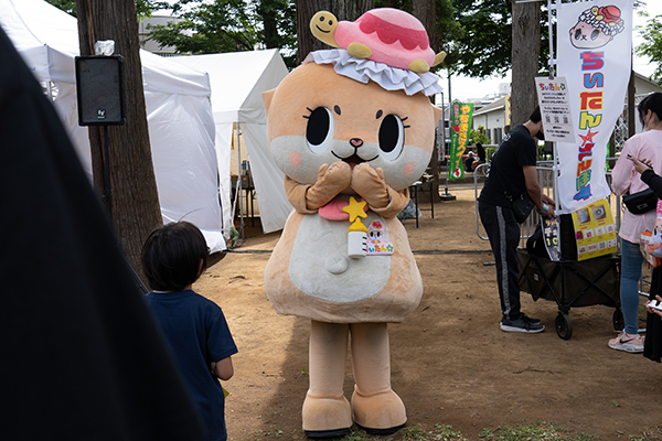 八街ラーメン祭に来ていたちぃたん☆