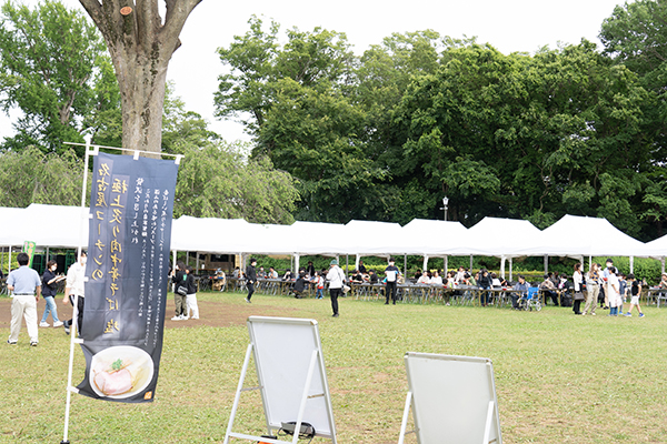 2023年八街激うまラーメン祭＿お食事スペース