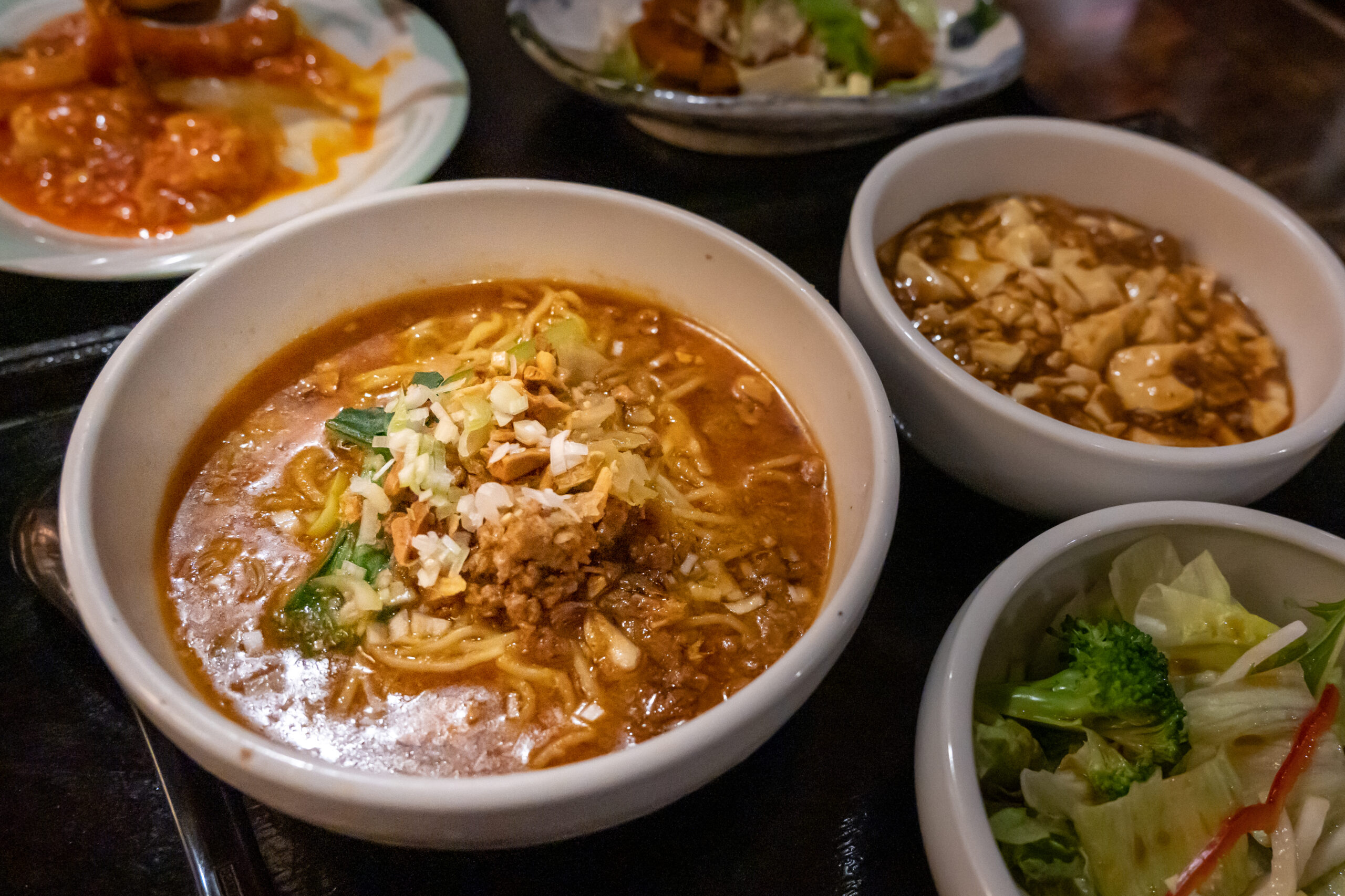 千葉で雰囲気がいい 人気のガチ中華料理 高級中華料理店 天府記 唐居の担担麺の画像