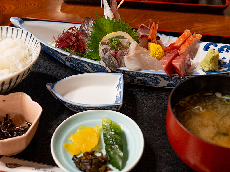 常陸のお刺身定食（特上）