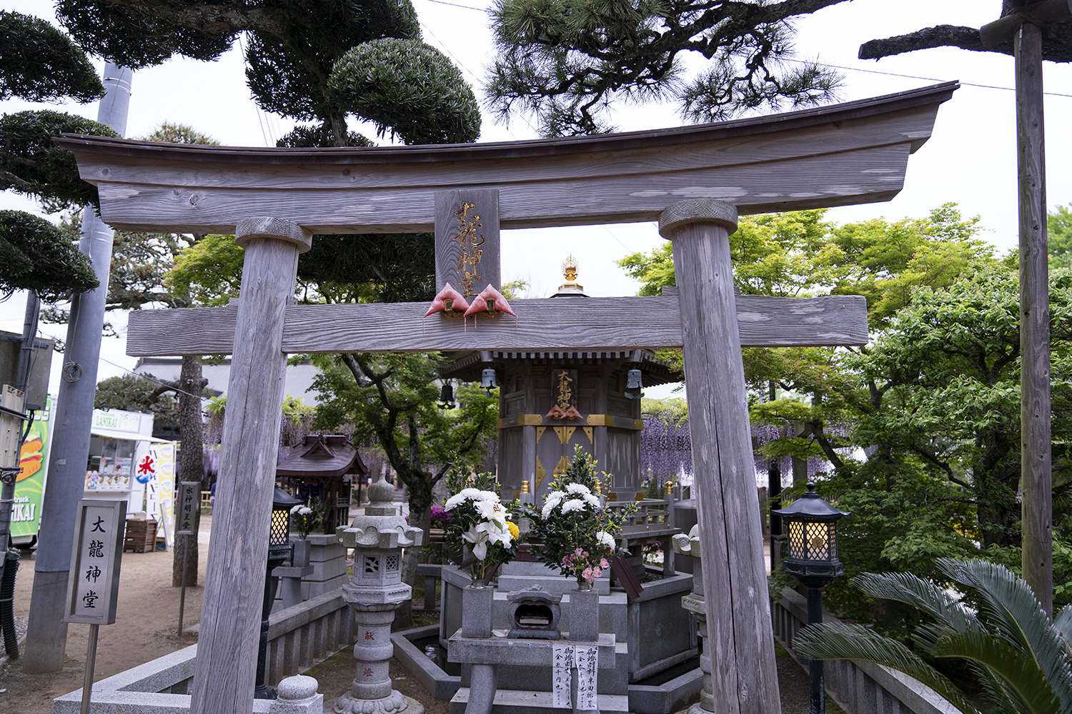 妙福寺内の大龍神堂