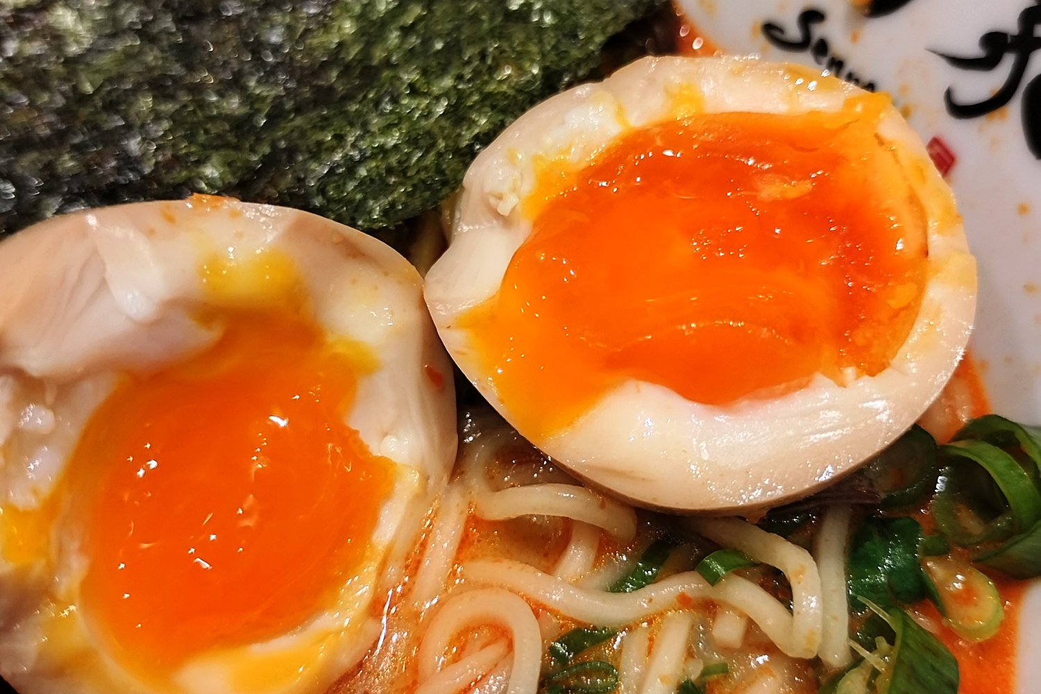 千葉市土気にある鶏白湯【千乃家】は味玉も旨い
