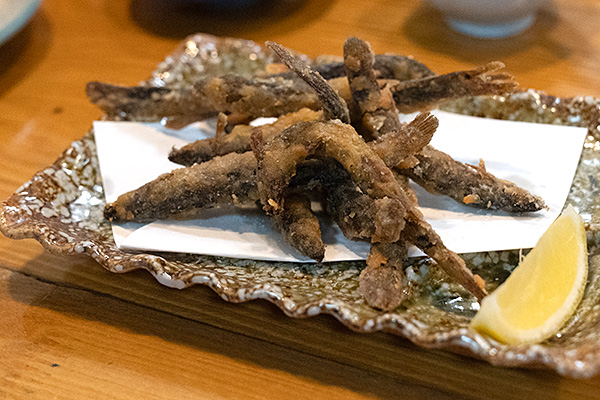 うなぎ屋きくや（検見川）のドジョウのから揚げ